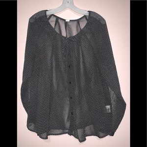 Old Navy - Small pattern button down blouse
